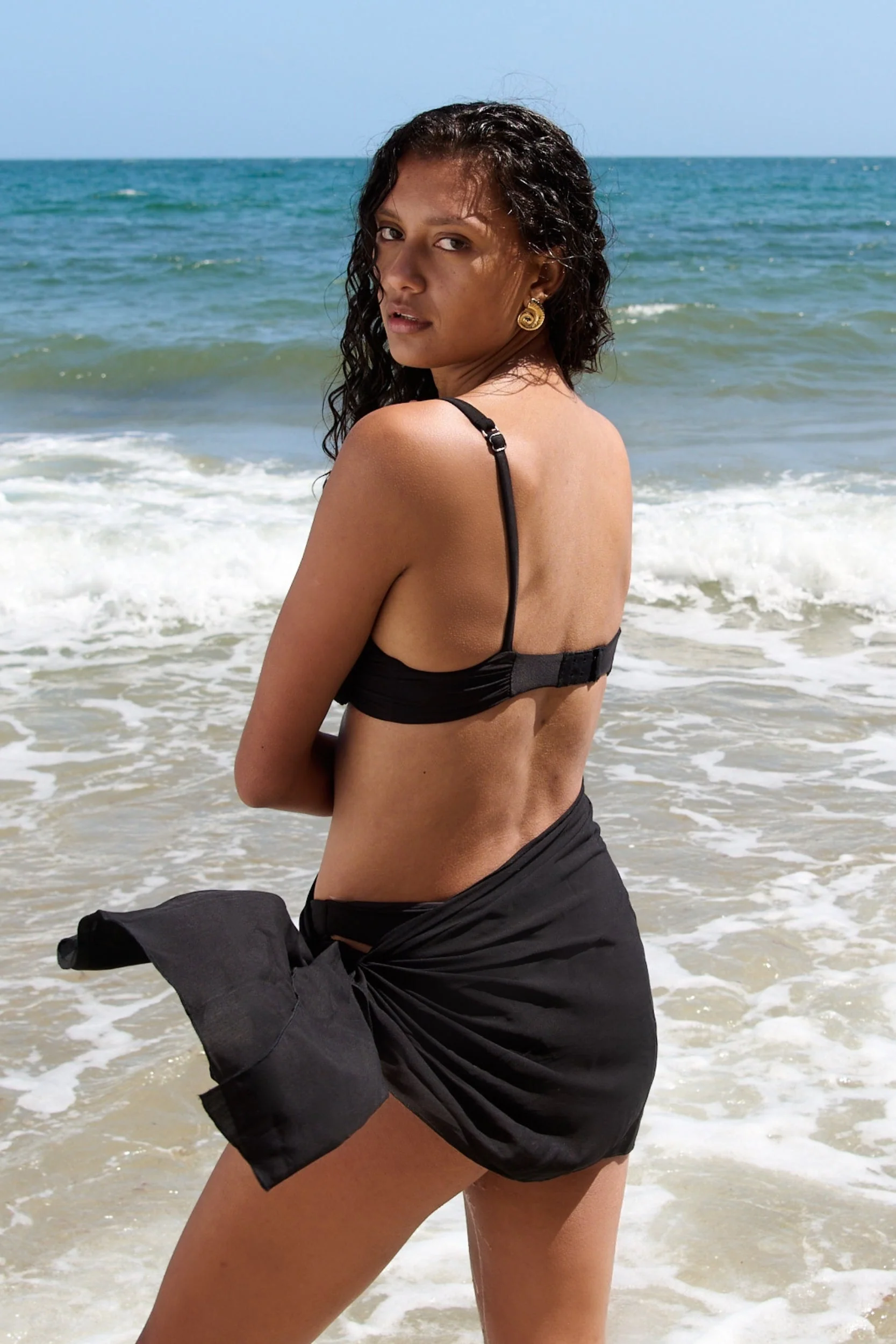 Bambi Swim Sarong Black - Image 5