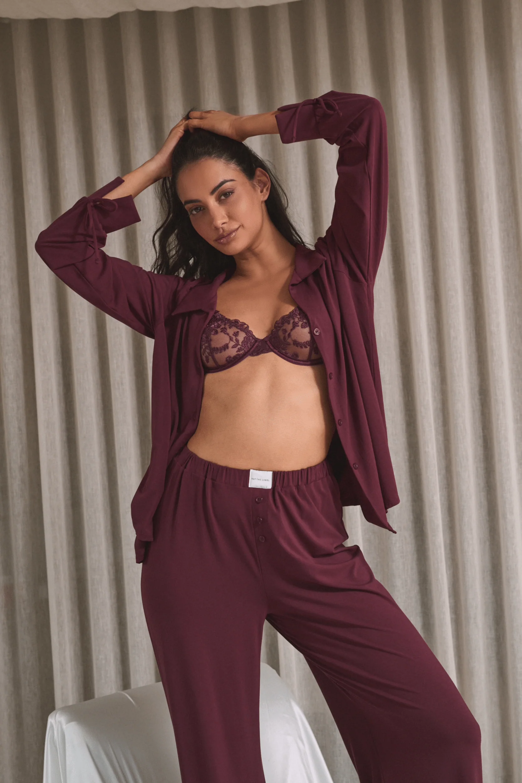 Hugo Pant Set Raisin - Image 4