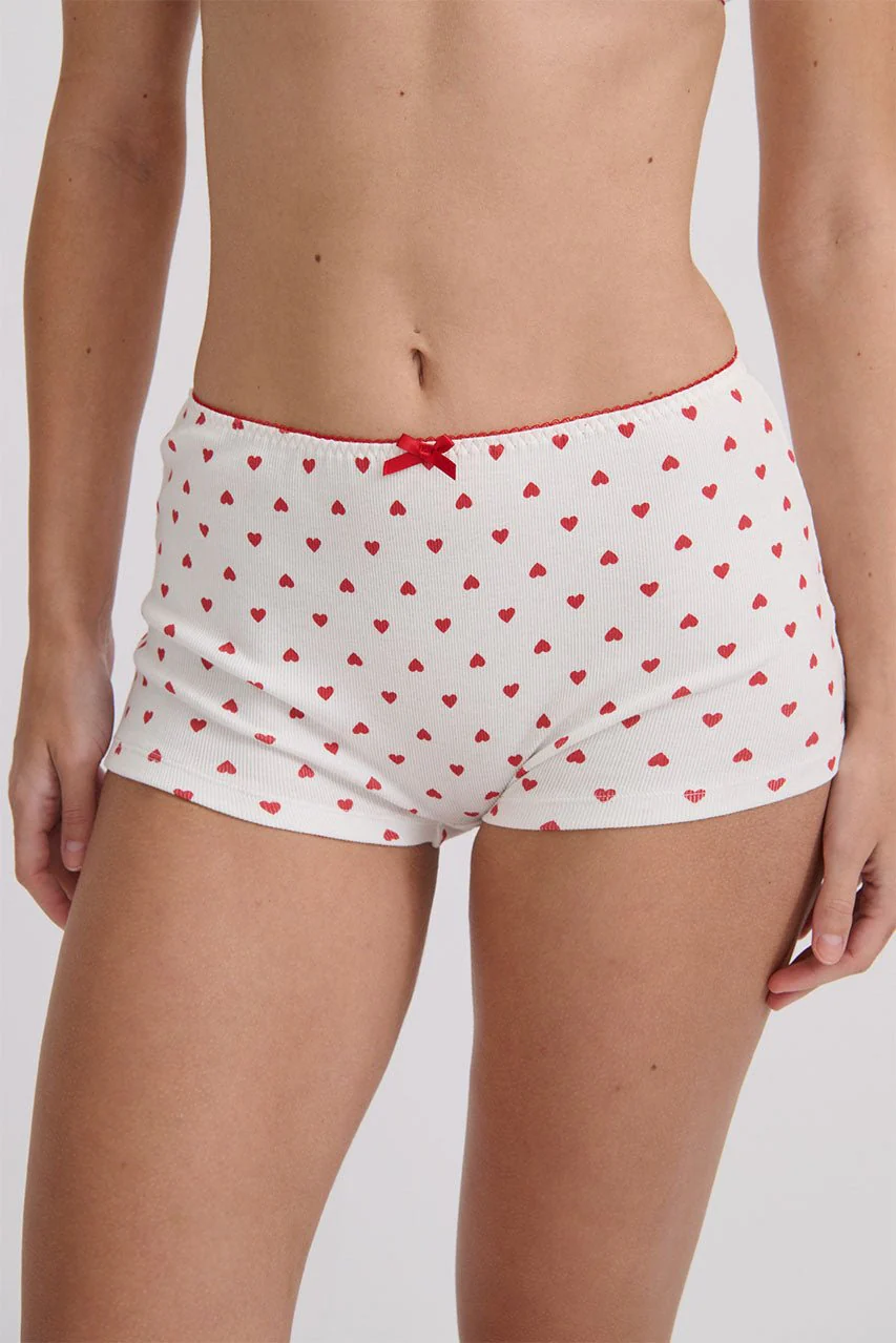Hugo Short Heart Print - Image 5