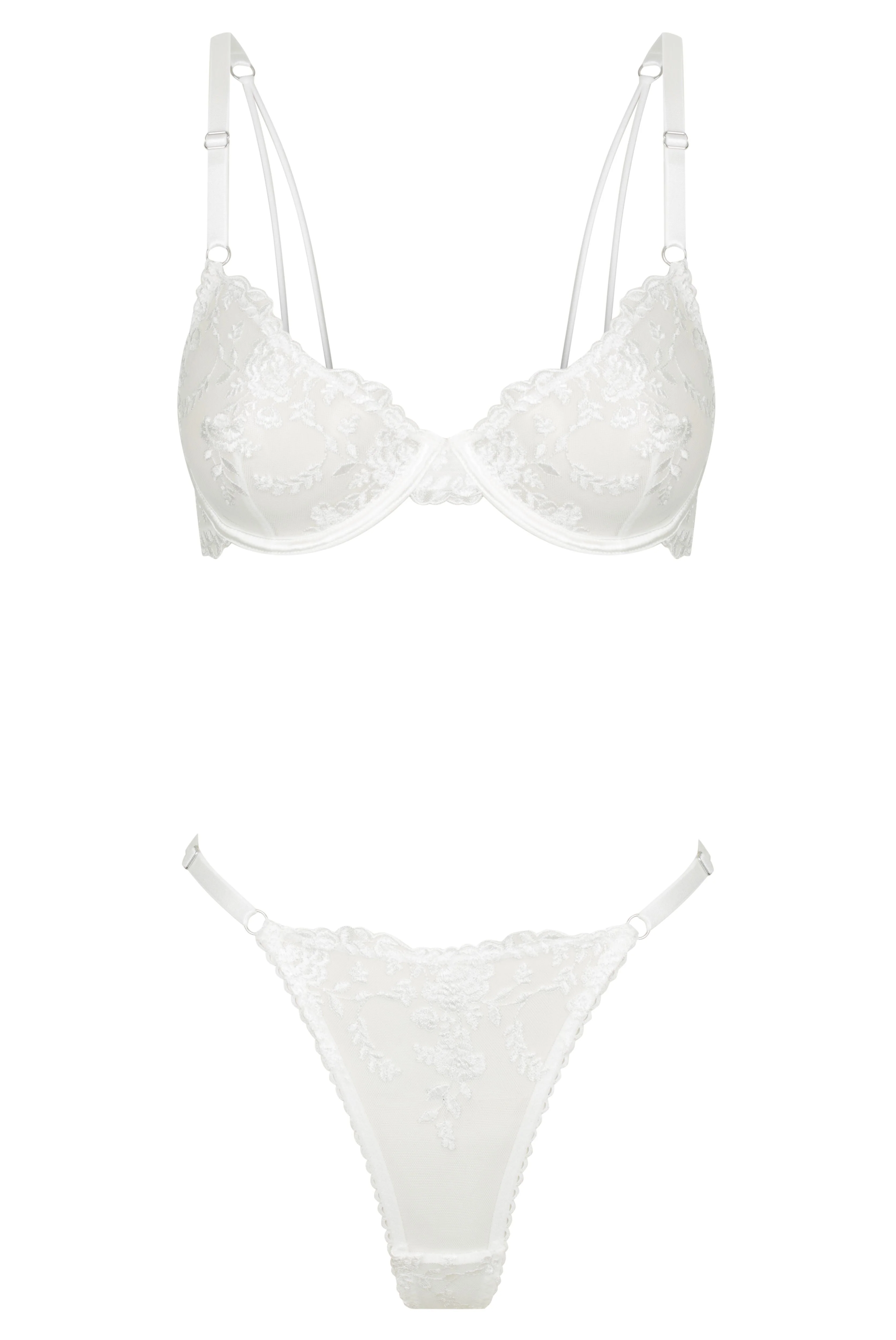 Nicolette Thong Set White - Image 14