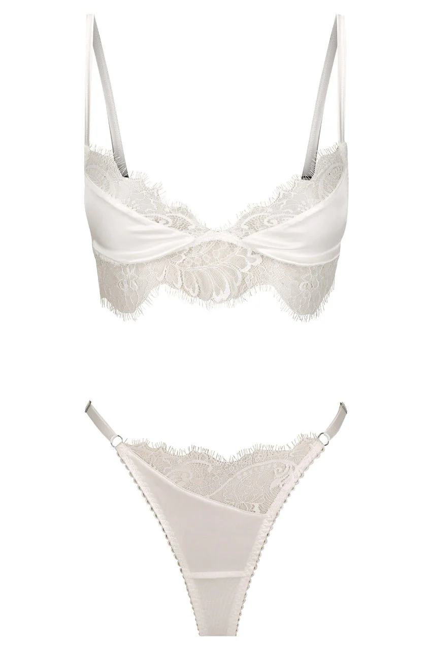 Rae Bralette Set Ivory - Image 5