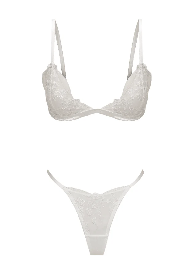 Sofia Bralette Set White - Image 8